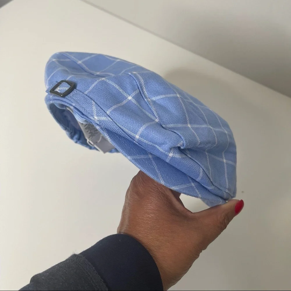 Janie and Jack NWT Blue & white Newsboy Cap 2t-3